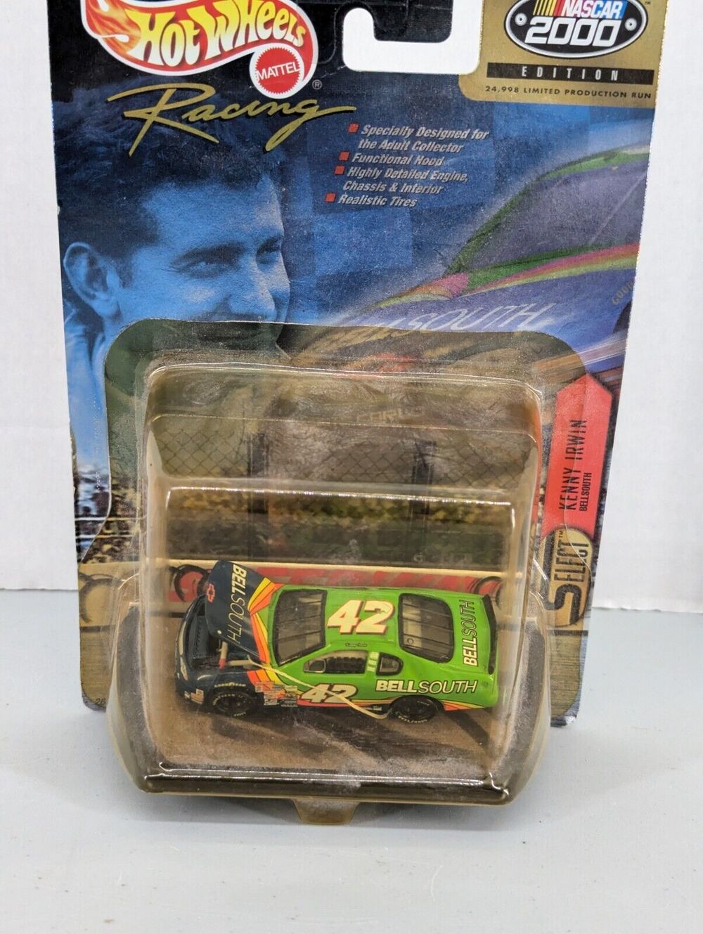 1/64 HOT WHEELS Racing KENNY IRWIN #42 Select Bellsouth NASCAR 2000 NEW -012523